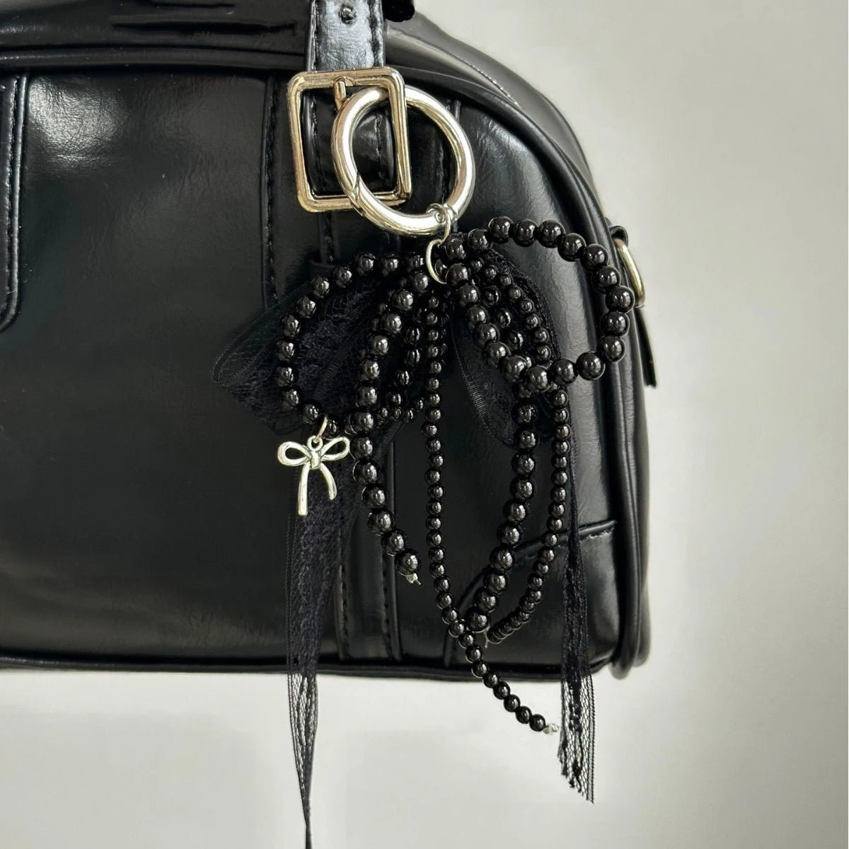 Perles & Nœud Blanc Kawaii