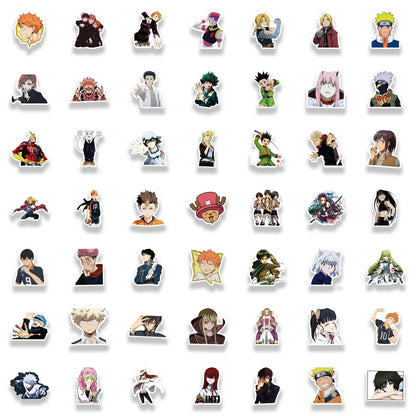 100PCS Mix Anime Stickers Waterproof