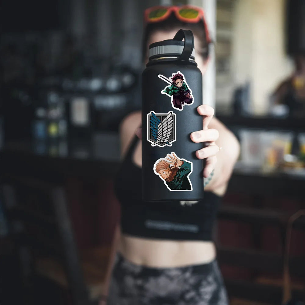 100PCS Mix Anime Stickers Waterproof