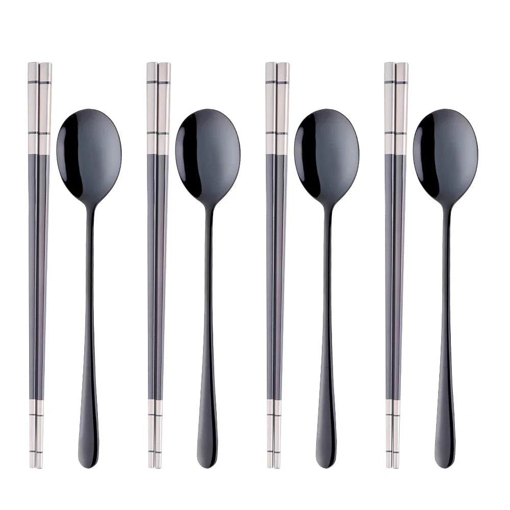 Set de Baguettes & Cuillère Coréennes