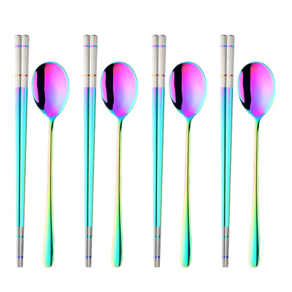 Set de Baguettes & Cuillère Coréennes