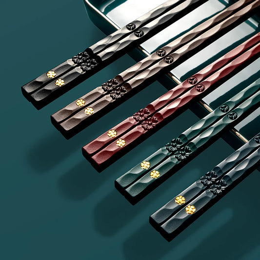 Lot de 5 Paires de Baguettes Coréennes