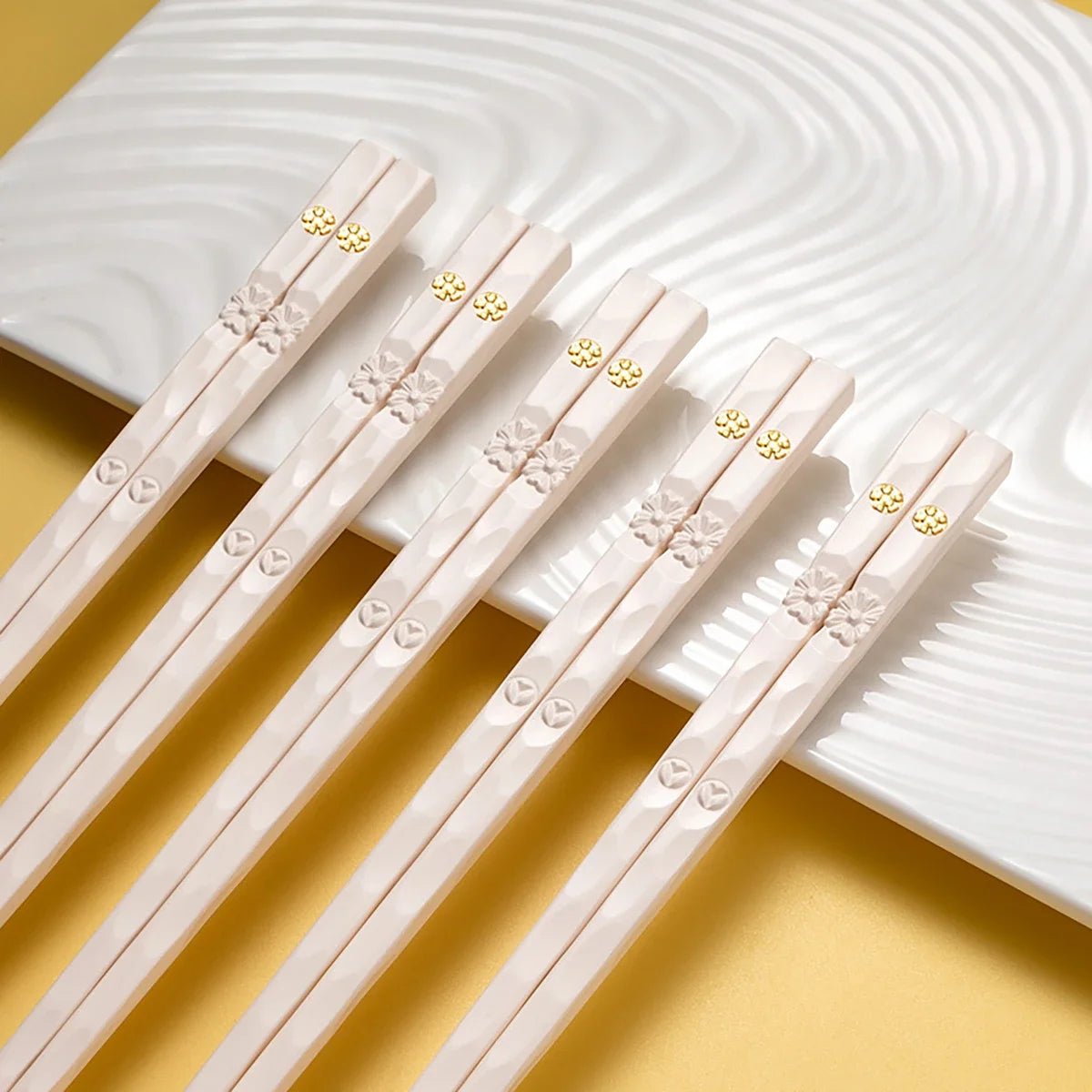 Lot de 5 Paires de Baguettes Coréennes