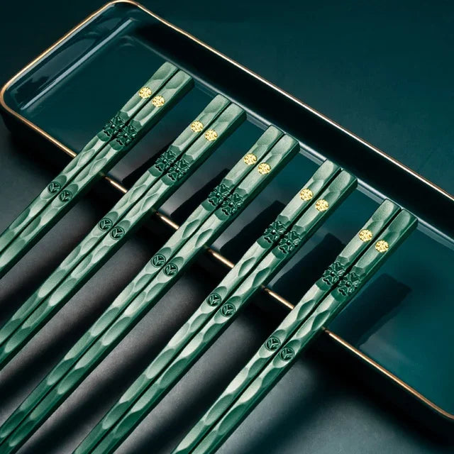 Lot de 5 Paires de Baguettes Coréennes