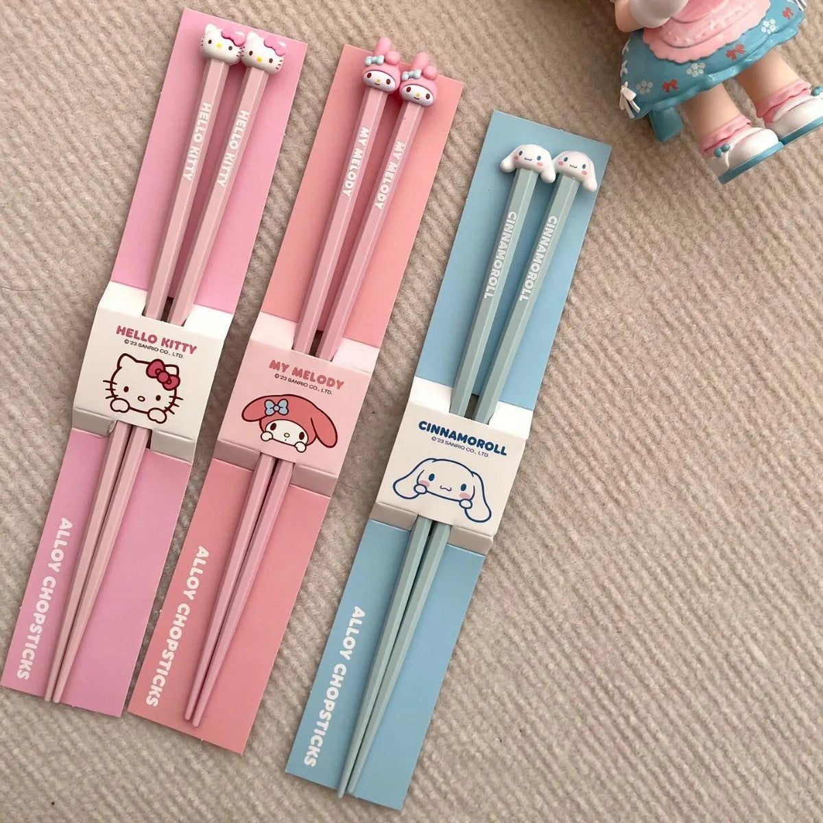 Baguettes Sanrio Hello Kitty & Cinnamoroll – Édition Kawaii Japonnaise 🌸
