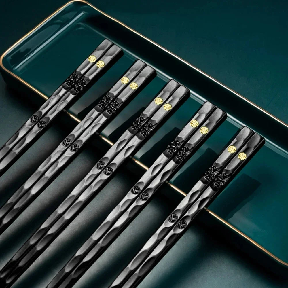 Lot de 5 Paires de Baguettes Coréennes