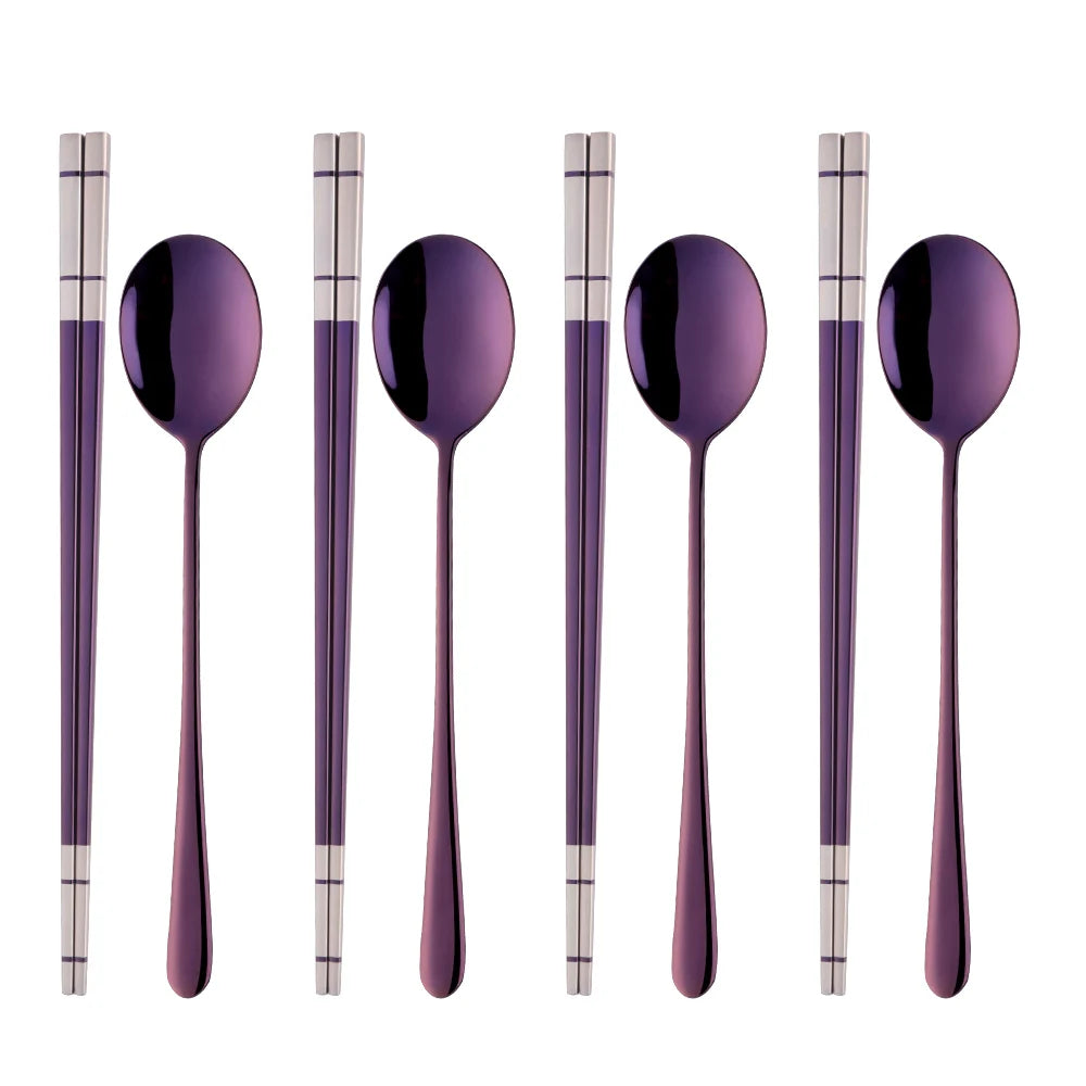 Set de Baguettes & Cuillère Coréennes