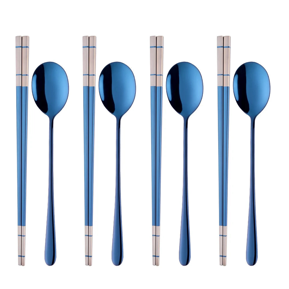 Set de Baguettes & Cuillère Coréennes